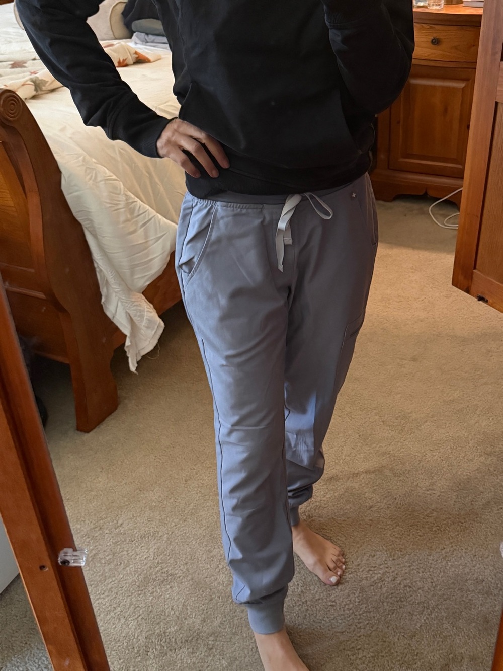 Figs Women’s Slate Gray Drawstring Jogger Pants. New without tags.